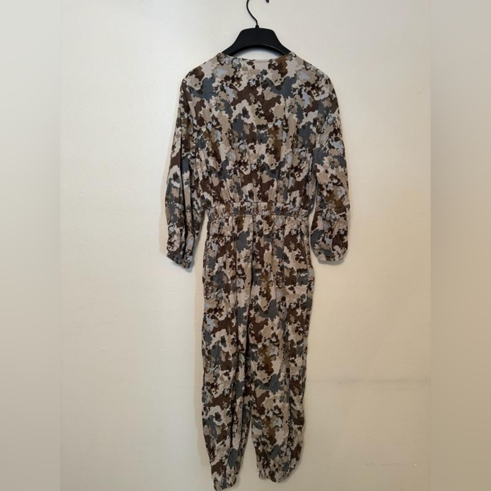 Zara Tween camo courdorouy jumpsuit size 11-12
